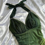 Green shiny elegant strap gradient long chiffon ball gown prom dress evening dress party dress HZ1023