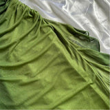 Green shiny elegant strap gradient long chiffon ball gown prom dress evening dress party dress HZ1023
