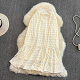 High waist, thin, medium and long, knee length lace fishtail skirt, female HZ1023