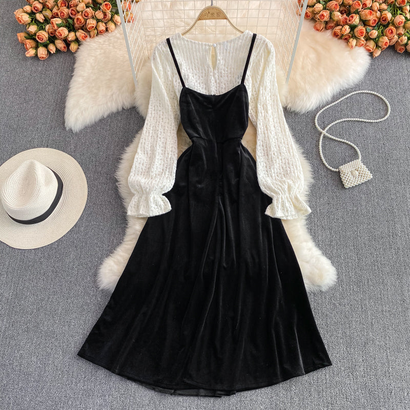 Lovely Two-Piece Dress A Line Fashion Dress HZ1023