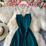 Simple A Line Short Dress Fashion Dress HZ1023