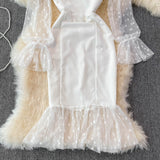 Sexy Long Sleeve Short Dress Fashion Dress HZ1023