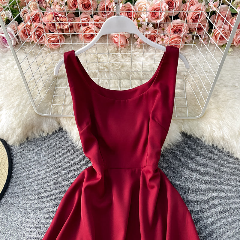 Simple A Line Short Dress Fashion Ddress HZ1023