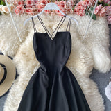 Simple A Line Short Dress Fashion Dress HZ1023