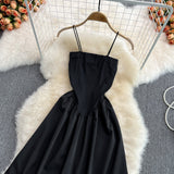 Black A Line Off Shouler Dress Fashion Dress HZ1023