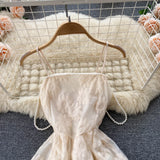Sweet A Line Spaghetti Dress Fashion Dress HZ1023