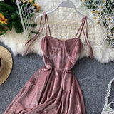Cute Velvet Short A Line Dress Fashion Dress HZ1023