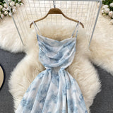 Cute A Line Floral Dress Fashion Dress HZ1023