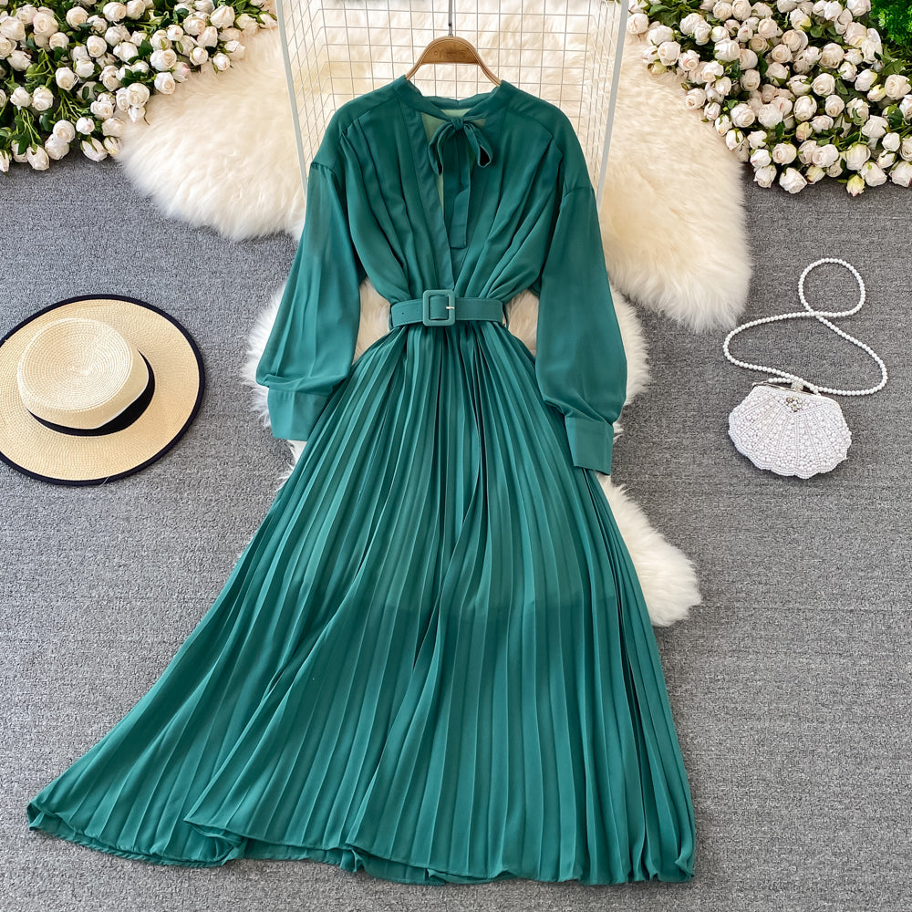 Elegant Chiffon A Line Dress Fashion Dress HZ1023