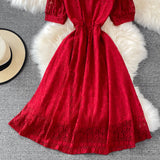 Cute Lace Short Dress A Line Fashion Dress HZ1023