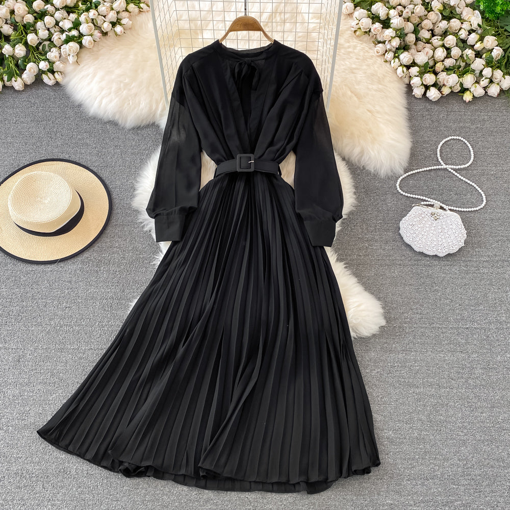 Elegant Chiffon A Line Dress Fashion Dress HZ1023