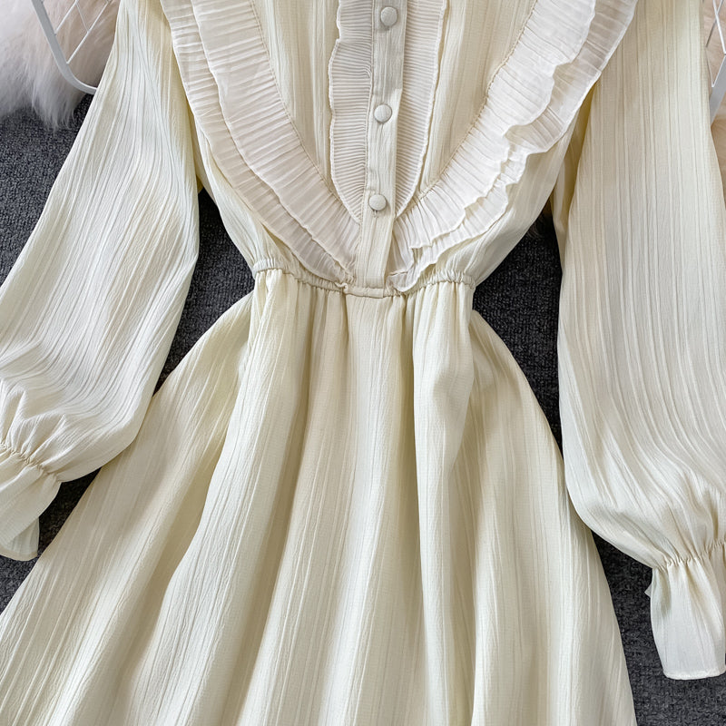 Sweet A Line Chiffon Short Dress Fashion Dress HZ1023