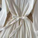 Cute A Line Short Dress Long Sleeve Fashion Dress HZ1023