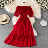 Simple Chiffon Short A Line Dress Fashion Dress HZ1023