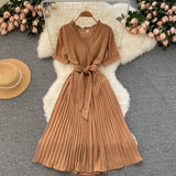 Cute V Neck Chiffon Short Dress Fashion Dress HZ1023