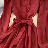 Cute A Line Long Sleeve Dress Fashion Dress HZ1023