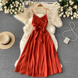 Cute V Neck Short A Line Dress Fashion Dress HZ1023