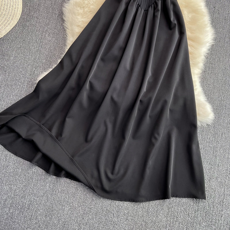 Black A Line Off Shouler Dress Fashion Dress HZ1023