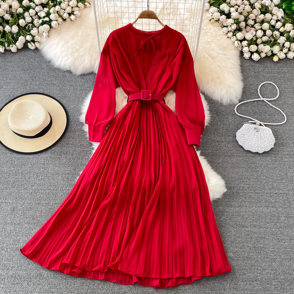 Elegant Chiffon A Line Dress Fashion Dress HZ1023