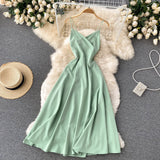 Cute V Neck Short A Line Dress Fashion Dress HZ1023