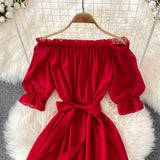 Simple Chiffon Short A Line Dress Fashion Dress HZ1023