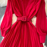Elegant Chiffon A Line Dress Fashion Dress HZ1023