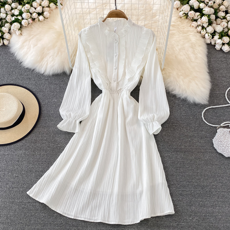 Sweet A Line Chiffon Short Dress Fashion Dress HZ1023