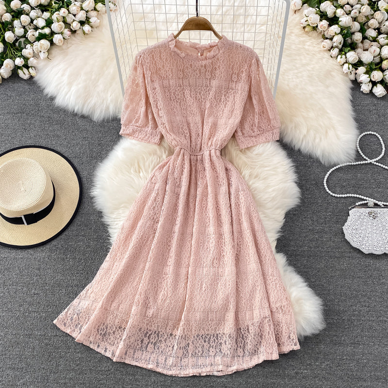 Cute Lace Short Dress A Line Fashion Dress HZ1023