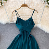 Cute Satin Short Dress A Line Fashion Dress HZ1023