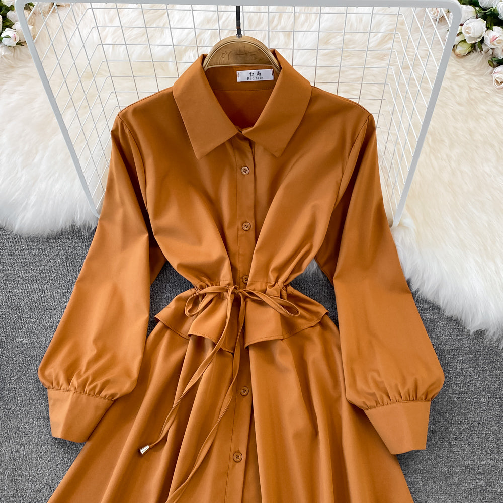 Cute A Line Shirt Dress Fashion Girl Dress HZ1023