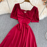 Cute Bow A Line Short Dress Fashion Dress HZ1023