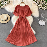 Simple V Neck Short Dress A Line Fashion Dress HZ1023