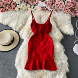 Sexy V Neck Short Dress Fashion Dress HZ1023
