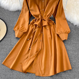 Cute A Line Shirt Dress Fashion Girl Dress HZ1023
