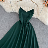 Simple A Line V Neck Short Dress Fashion Dress HZ1023