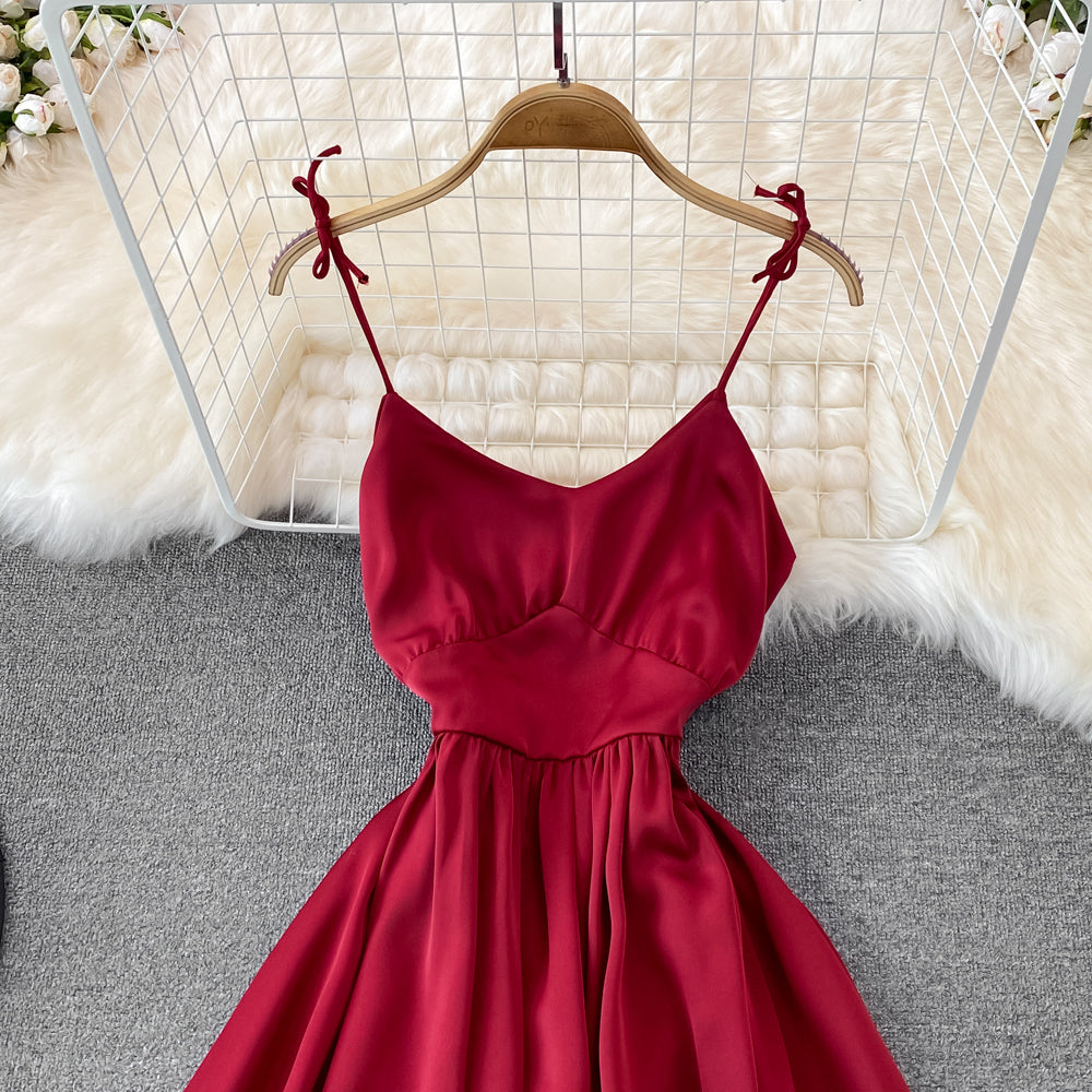 Cute V Neck Short Dress Fashion Dress HZ1023