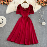Cute Bow A Line Short Dress Fashion Dress HZ1023