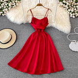Cute Satin Short Dress A Line Fashion Dress HZ1023