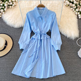 Cute A Line Shirt Dress Fashion Girl Dress HZ1023