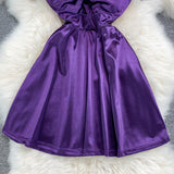 Sexy Bow Short A Line Dress Fashion Dress HZ1023