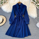 Cute A Line Shirt Dress Fashion Girl Dress HZ1023