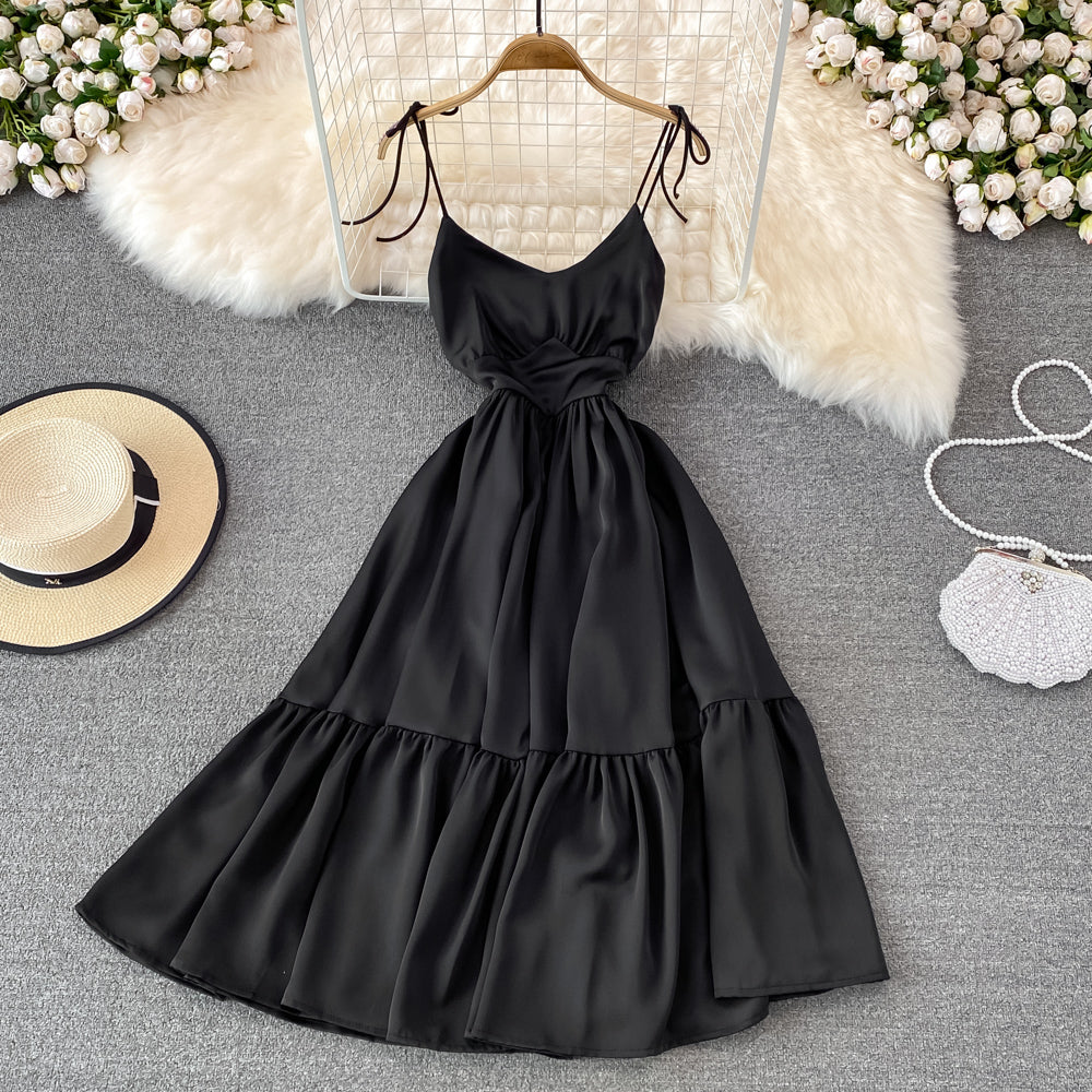 Cute V Neck Short Dress Fashion Dress HZ1023