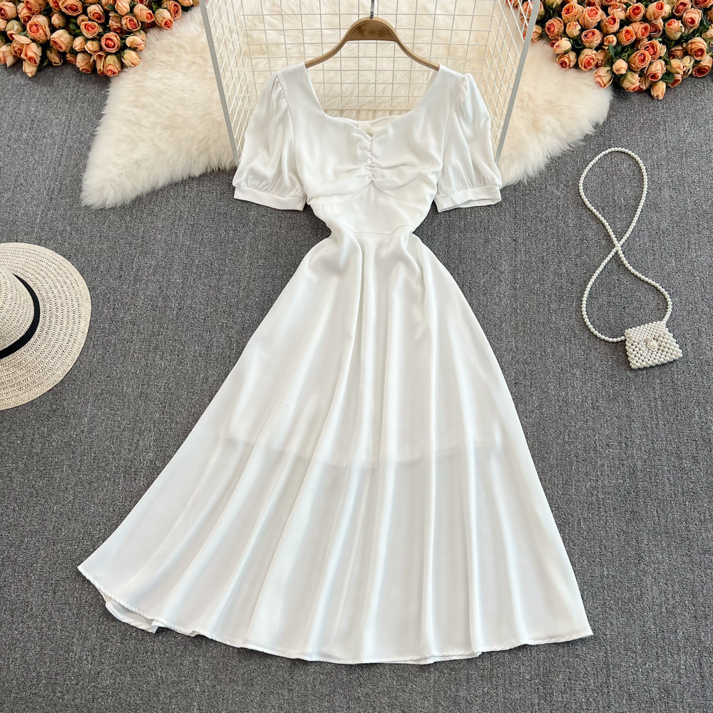 Cute Bow A Line Short Dress Fashion Dress HZ1023