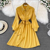 Cute A Line Shirt Dress Fashion Girl Dress HZ1023
