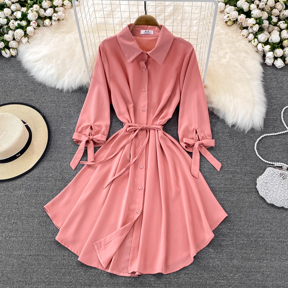 Cute Chiffon Short A Line Dress Fashion Dress HZ1023