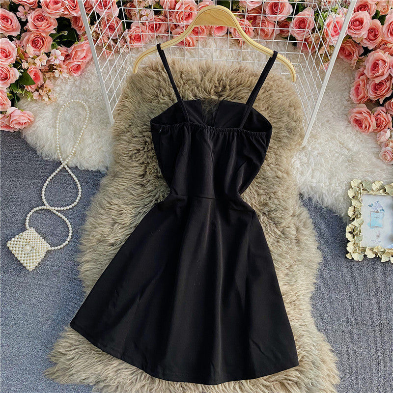 A Line Lace Up Dress Fashion Dress HZ1023