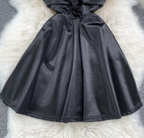 Sexy Bow Short A Line Dress Fashion Dress HZ1023