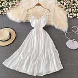 Cute V Neck Short Dress Fashion Dress HZ1023