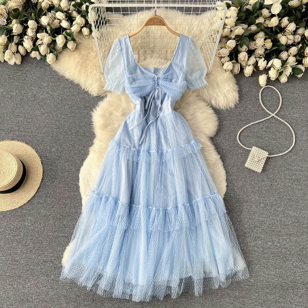 Cute Tulle Short Dress A Line Fashion Dress HZ1023