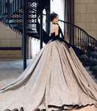 Amazing strapless lace long prom dress formal gown HZ1023